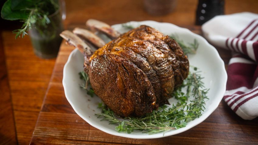 Reversed sear Prime rib